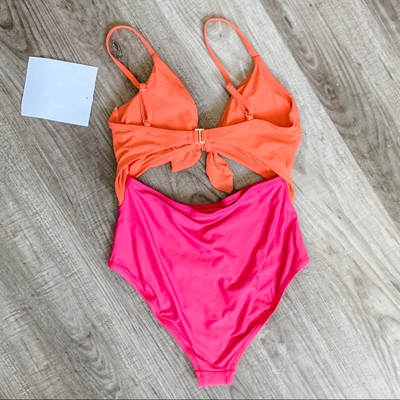 NBW MODCLOTH ColorBlock One Piece Swimsuit - Picture 4 of 10